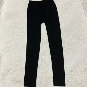 Ambiance Black Faux Fur Lined Leggings